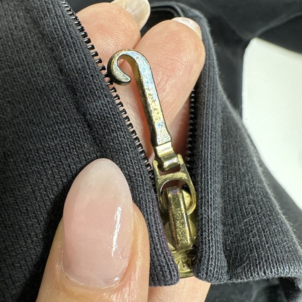 Juicy Couture Y2K Womens Zip Up Velour Jacket Hoodie Size L Made in USA Vintage - Picture 7 of 11